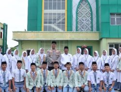 Kapolres Langkat Bina Pelajar di MAN 1 Tanjung Pura, Tekankan Bijak Bermedsos dan Jauhi Kenakalan Remaja.
