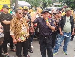 Demo Di Pengadilan Negeri Medan, Ratusan Massa Pujakesuma Desak Bebaskan Toni Aji Anggoro.
