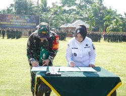 Wabup Langkat Tiorita Buka TMMD Ke-128 di Gebang, Wujudkan Akselerasi Pembangunan Desa.