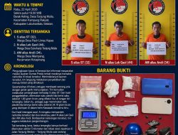Polres Labuhanbatu Selatan Ungkap Kasus Narkotika, Tiga Tersangka Diamankan