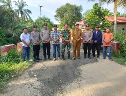 Polres Labusel Rehabilitasi Jembatan Merah Putih Presisi di Parimburan dalam 7 Hari, Akses warga Lancar kembali.