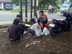 Tiang Wifi Tanpa Izin di Pekarangan Warga