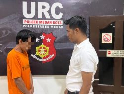 3 Kali Beraksi, Residivis Curanmor Bersama Rekannya Ditangkap Polsek Medan Kota.
