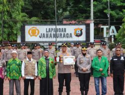Kapolres Langkat Terima Penghargaan Dari Syarikat Islam, Wujud Sinergi Polri Dan Ulama Menjaga Kamtibmas.
