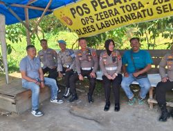 Kapolsek Torgamba dan Kasat Lantas Polres Labusel Sambangi Konten Kreator Bukit Kodok, Pererat Silaturahmi dan Edukasi Kamtibmas.