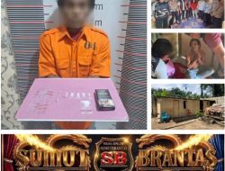 Polsek Salapian Tangkap Pengedar Sabu Beserta Barang Bukti 2.06 Gram di Pancur Ido.
