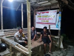 Polsek Secanggang Tingkatkan Patroli Satkamling, Bhabinkamtibmas Ajak Warga Aktif Jaga Kamtibmas.