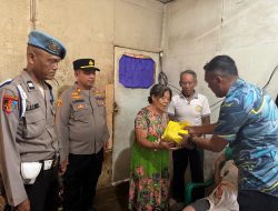 Jumat Barokah Polsek Torgamba Sentuh Hati Warga Lansia dan Penderita Penyakit Menahun di Desa Aek Batu.