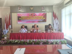SAT RESKRIM POLRES LABUHANBATU SELATAN GELAR KOORDINASI DAN SOSIALISASI IMPLEMENTASI KUHAP 2025 BERSAMA PPNS DAN JPU.