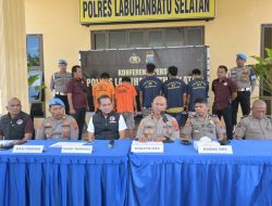 Selamatkan Generasi Bangsa Dalam Operasi Antik 2026, Polres Labusel Ungkap 30 Kasus Narkoba dan Amankan 36 Tersangka.