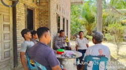 Polsek Silangkitang adakan Sosialisasi Turun Langsung ke Desa, Ajak Warga Tolak Judi Online, Narkoba dan Pencurian Sawit.