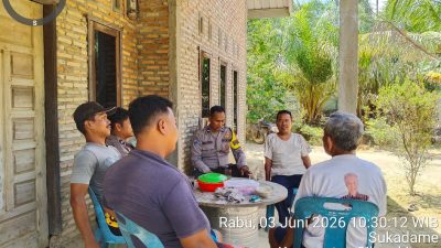 Polsek Silangkitang adakan Sosialisasi Turun Langsung ke Desa, Ajak Warga Tolak Judi Online, Narkoba dan Pencurian Sawit.