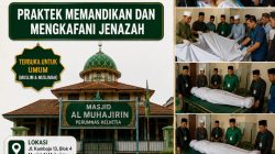 Pelatihan Fardhu Kifayah di Masjid Al Muhajirin Helvetia Diikuti 37 Peserta, BMI Kota Medan Tekankan Pentingnya Peran Keluarga dalam Pengurusan Jenazah.