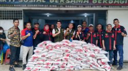 KISS dan TKN Kompas Nusantara Tebar Kepedulian, 300 Lansia Terima Bantuan Beras di Medan.
