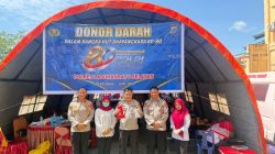 Sambut HUT Bhayangkara ke 80, Polres Labusel Gelar Bakti Kesehatan dan Donor Darah Peduli Kesehatan.