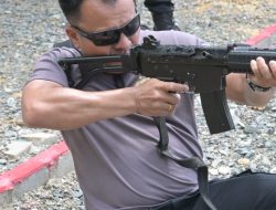 Semarak HUT Bhayangkara ke 80 Tahun 2026, Polres Labusel Gelar Lomba Menembak Antar Satuan.
