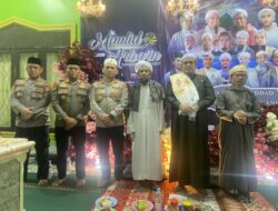 KAPOLRES BINJAI HADIRI MAULID ARBA’IN DI MASJID AS-SYAKIRIN, AJAK MASYARAKAT JAGA KAMTIBMAS.