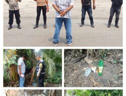 Polsek Kotapinang GSN di Sisumut Sisir Lokasi Diduga Jadi Tempat Transaksi Narkotika.