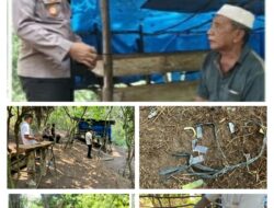 Polsek Sungai Kanan Laksanakan GSN Bongkar Pondok Diduga Tempat Penyalahgunaan Narkoba di Desa Sabungan.