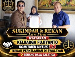 *Keluarga Fujiyanto/Yanto/Petak nyatakan Komitmen Untuk Restorative Justice/RJ terkait kasus Sholeh, melalui Kuasa Hukumnya Adv. Sukindar, S.H.*.