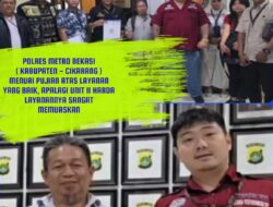 *Hairil Tami bahagia sekali perkaranya ditangani Unit II Harda Polres Metro Bekasi, Bagus banget, puas banget layanannya*.