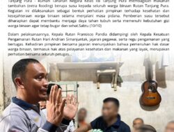 Rutan Tanjung Pura Laksanakan Pembagian Extrafooding Sekaligus Menggelar Sapa Kasih Kepada Warga Binaan.