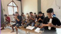 Rutan Tanjung Pura Gelar Pembinaan Kerohanian Rutin bagi Warga Binaan Kristen.