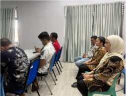 Perkuat Tata Kelola Birokrasi, Rutan Kelas IIB Tanjung Pura Ikuti Zoom Sosialisasi Manajemen Talenta.